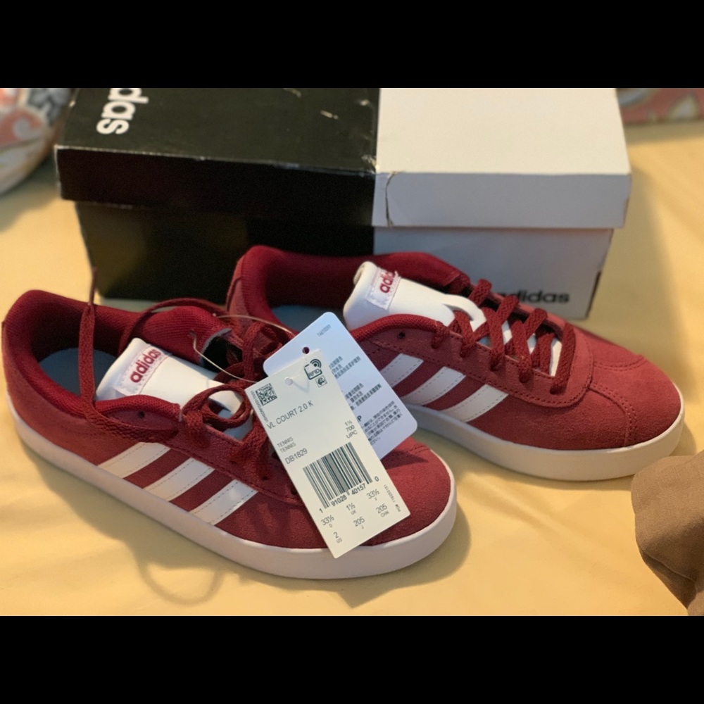 Boys sneakers (size 2) & skates (size 1)